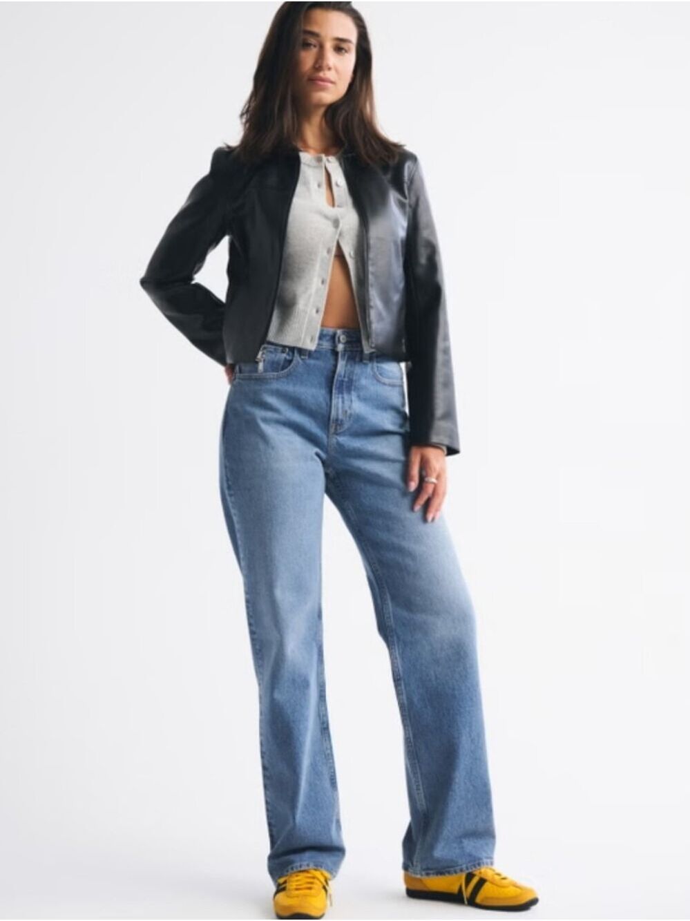 Abercrombie & Fitch Curve Love High Rise 90s Relaxed Jean Size 32/14